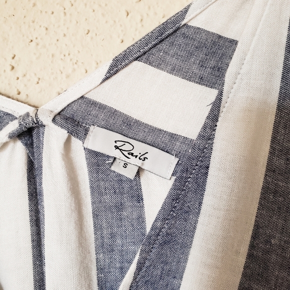 Rails Wren Stripe Print Dress in Seattle Stripe - Picture 7 of 8